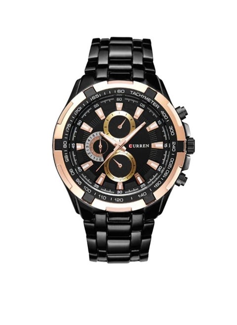 Men Wrist Watch Stainless Steel Band Analog