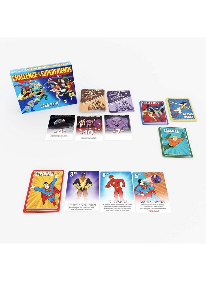 CRYPTOZOIC ENTERTAINMENT Cryptozoic Entertainment Challenge of The Superfriends Card Game, Multi-Colored - Image 2