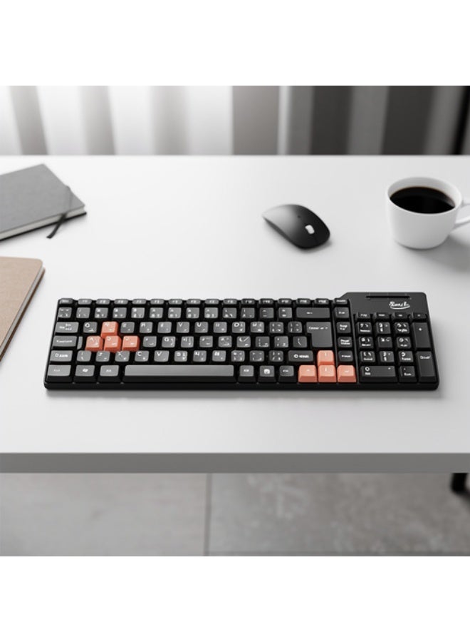 Smile Wired USB Keyboard – Waterproof Ergonomic Design - Image 1