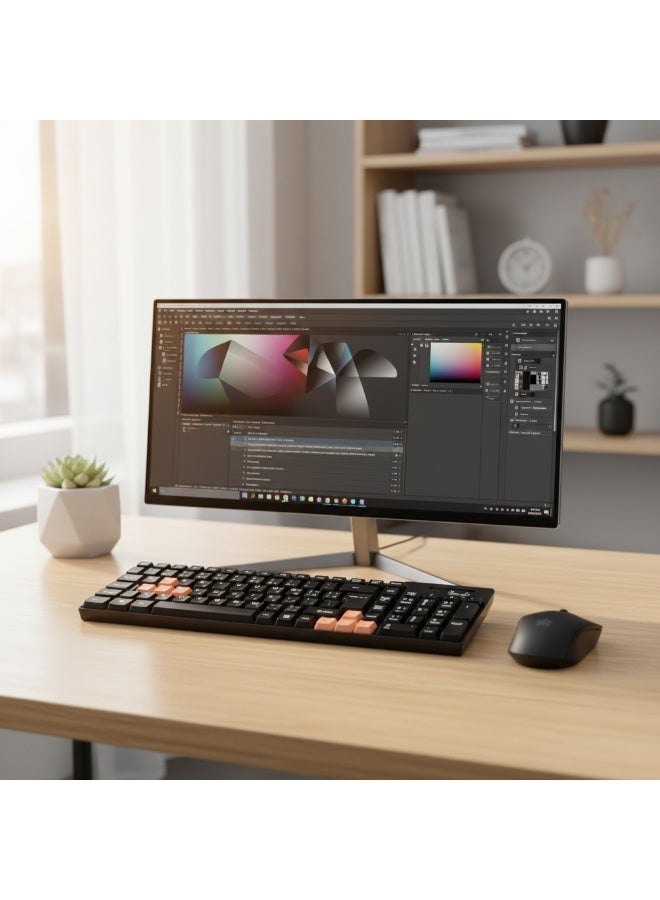 Smile Wired USB Keyboard – Waterproof Ergonomic Design - Image 4