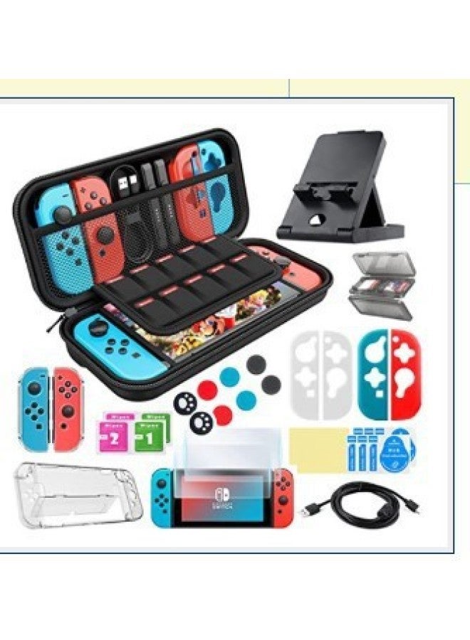 Neutral Suitable For Nintendo Switch Game Protection Bag Protection Data Line Typec Storage Bag Set Crystal Case - Image 1