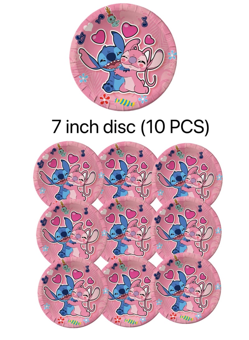 ستيتش زينة حفلة عيد ميلاد الأولاد والبنات مستلزمات للاستعمال مرة واحدة مجموعة حسب الموضوع - Image 2