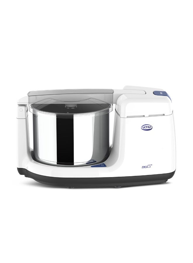Ultra BIGG+ 2.5 Litre Table Top Wet Grinder -White | Fast Grinding Conical Stones, 150W Motor & 5 Years Warranty | AISI 304 Food-Grade SS Multi Utility Cylindrical Drum, CE Certified - Image 1