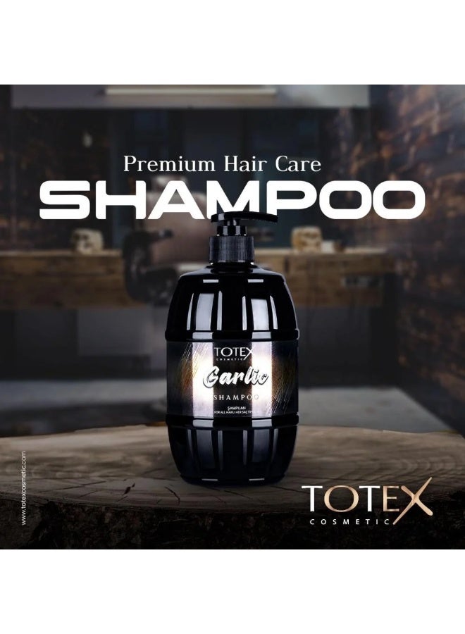 Totex Garlic Shampoo For All Hair Types 750 ml - Image 2