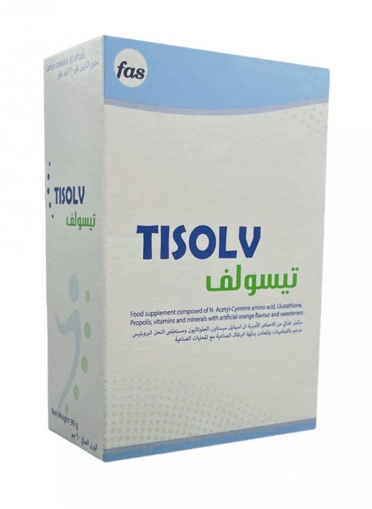 Tisolv 30 Effervescent Tablets