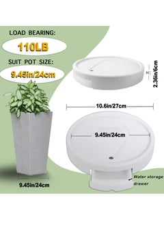 General Portable Hidden-Wheel Garden Tray - Plastic Material  - Image 3