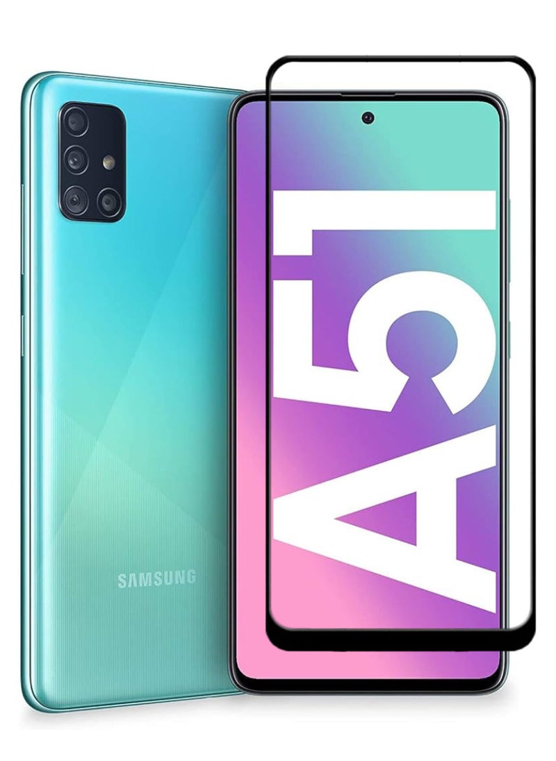ACLIX Antistatic ESD Dustproof Premium Quality High Definition Tempered Glass Screen Protector Designed For Samsung Galaxy A51 - Image 1