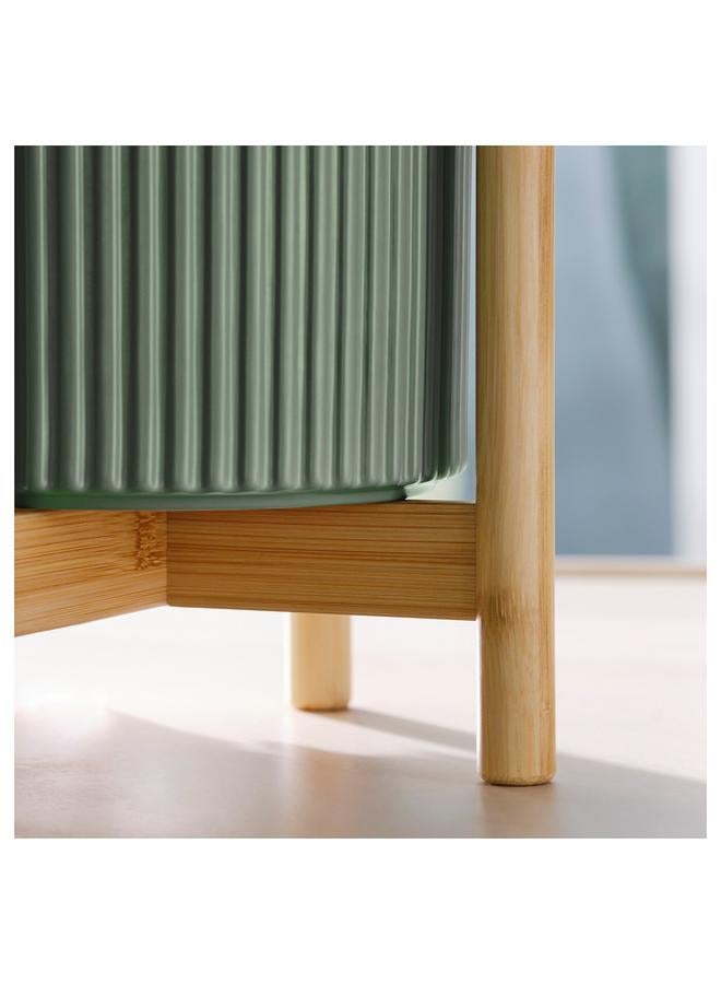 erorex Plant Stand, Bamboo, 21 Cm - Image 5