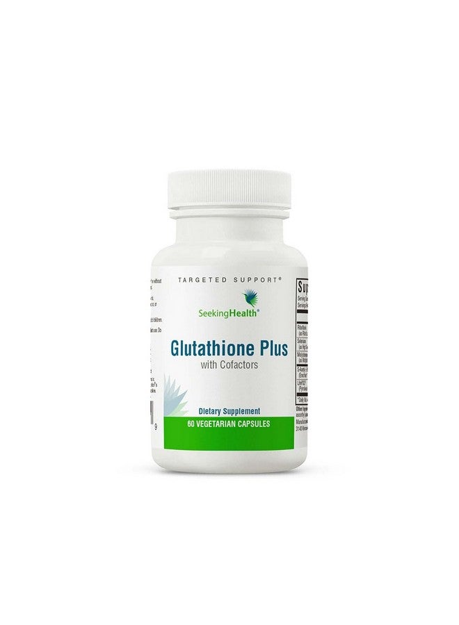 سيكنج هيلث Seeking Health Optimal Glutathione Plus، 100 مجم S-acetyl-L Glutathione مع العوامل المساعدة، دعم المناعة وإزالة السموم، صحة الكبد، مضاد للأكسدة ودعم الجذور الحرة، نباتي (60 كبسولة) - Image 1