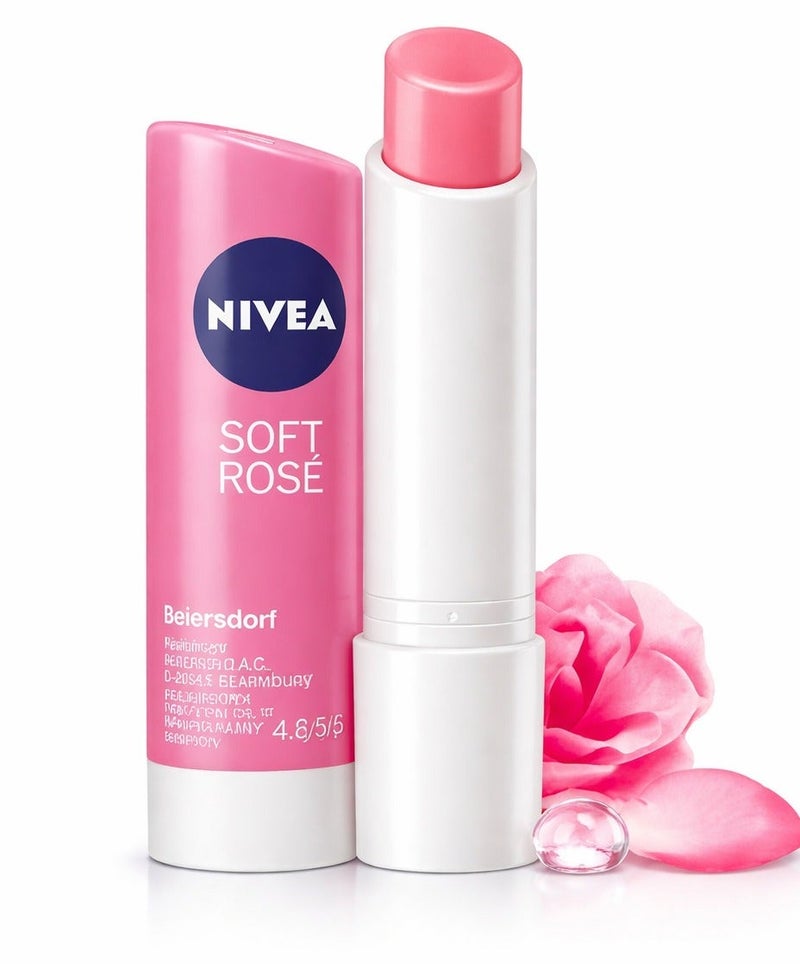NIVEA Soft Rosé Caring Lip Balm – Natural Rosy Tint & Deep Moisture - Image 3