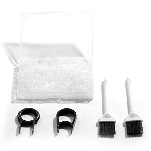 Litorange Silicone 500PCS 40A Clear Universal O-Ring Switch Dampeners Keycap Sealing Gasket Washer (Better Than Rubber) for Cherry MX Switch Keyboard and Mechanical Keyboard Keys Dampers - Image 1