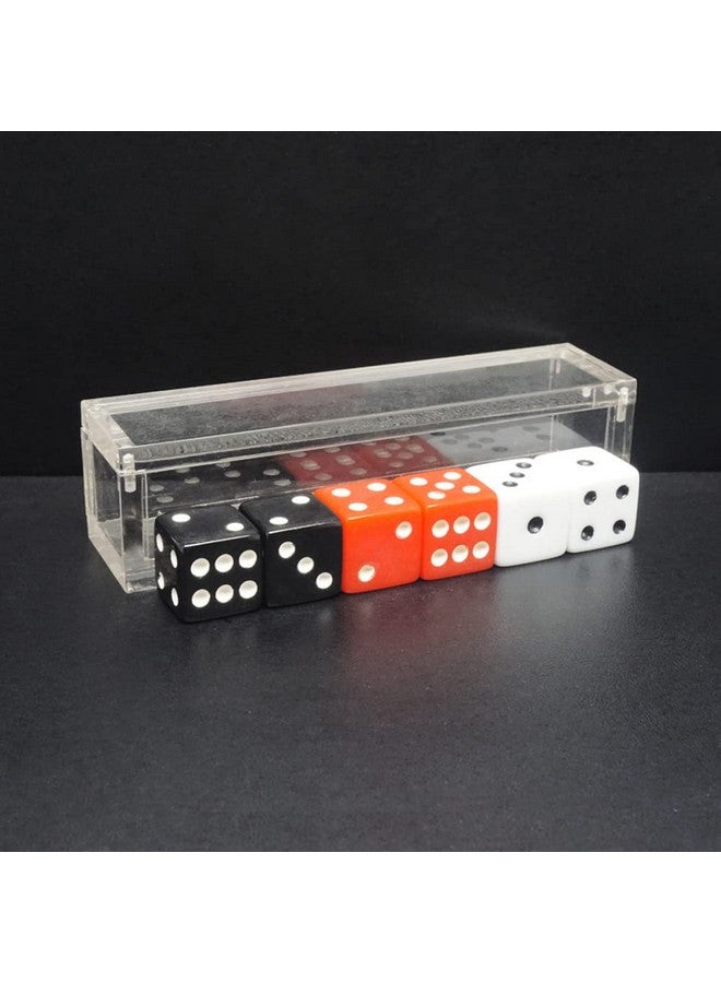 lasenersm 1 Piece Dice Display Box Acrylic Dice Display Case Acrylic Dice Storage Box Magnetic Dice Box for Game Dice, Transparent - Image 5