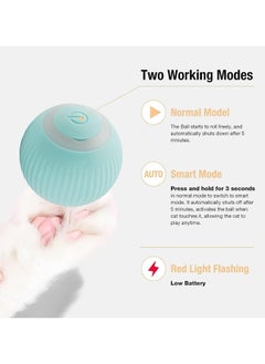 SKY-TOUCH Interactive Smart Ball Quiet Toys For Indoor Adult Cats 1Pc  - Image 3