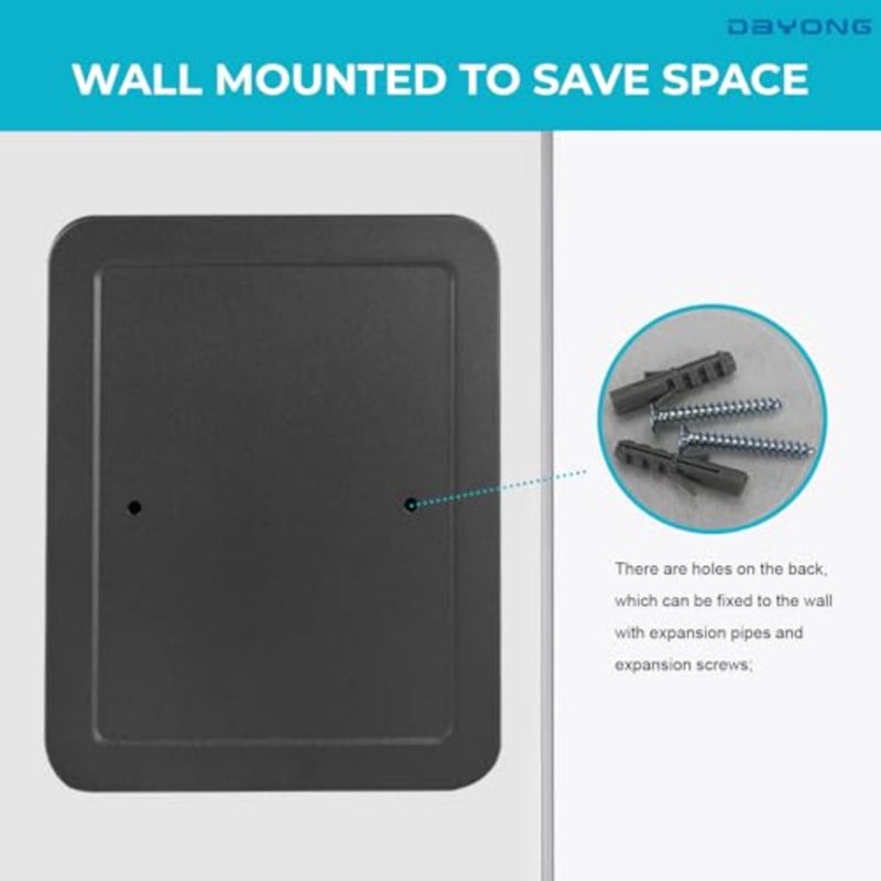 DAYONG Steel Key Box, Key Cabinet Wall Mount with Code and Key Tags, Keys Storage Lock Box for Indoor Outdoor-28 Keys Capacity. K-1-28 - Image 5