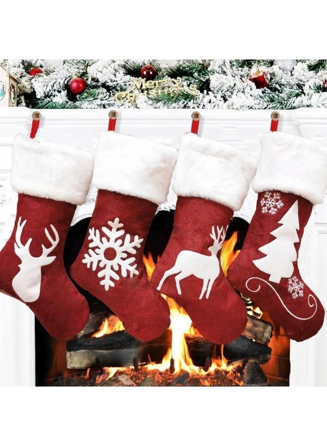 E.V.A Christmas Stockings - Red - Image 2