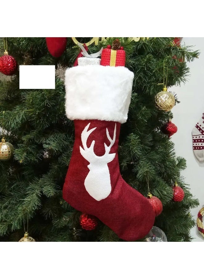 E.V.A Christmas Stockings - Red - Image 4