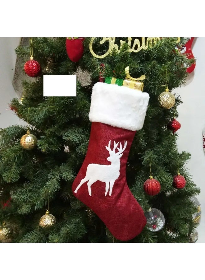 E.V.A Christmas Stockings - Red - Image 5