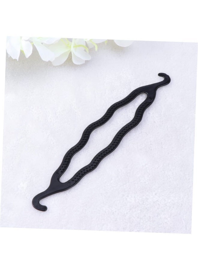 4 قطع من أدوات تصفيف كعكة الشعر لسهولة صنع الضفائر وذيل الحصان، إكسسوارات تصميم شعر عصرية للنساء والفتيات للاستخدام اليومي - Image 4