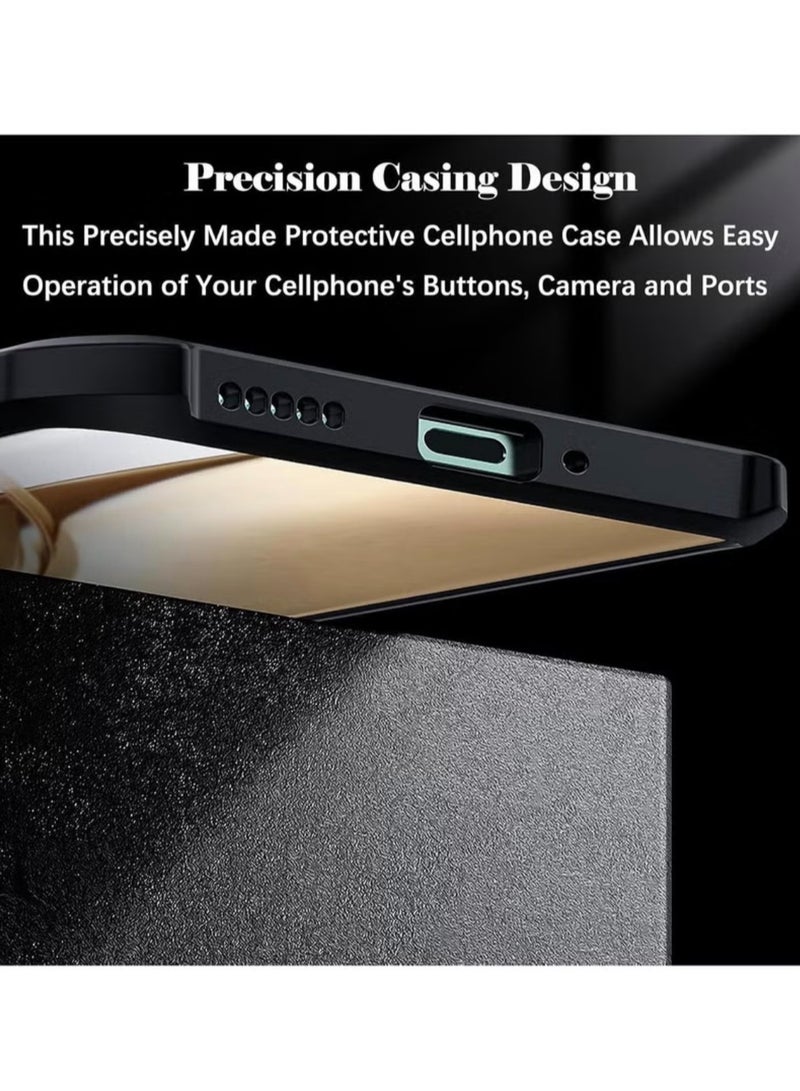 Xundo Clear Case for Honor 200 Pro | Premium Rugged | Durable Shock-absorbing Frame | Black Border | Thermoplastic Polyurethane | Airbag Anti-drop Protection - Clear - Image 5