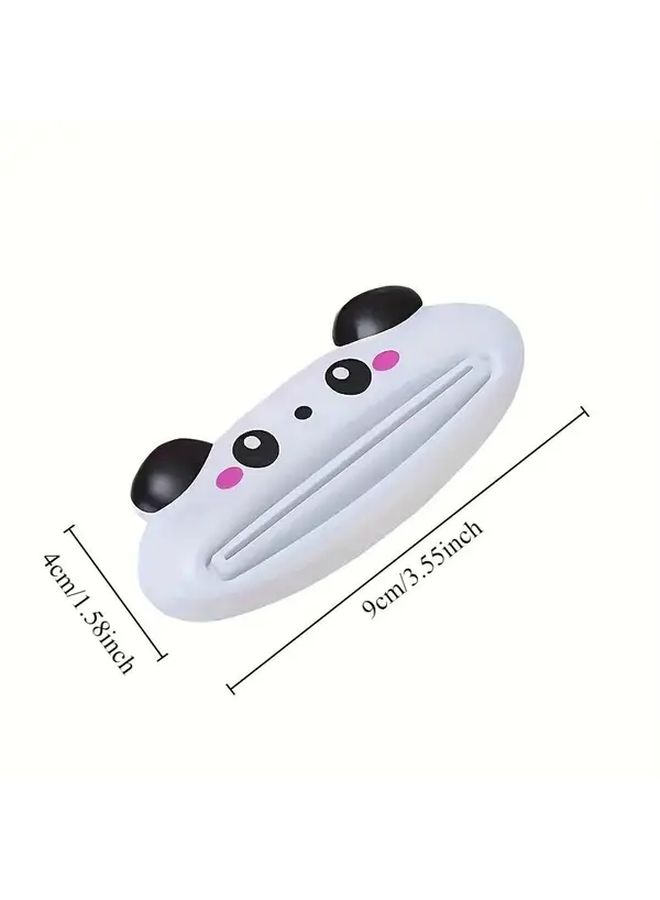 2pcs Pink Animal Shaped Toothpaste Squeezer For Cosmetics And Facial Cleanser - Image 4