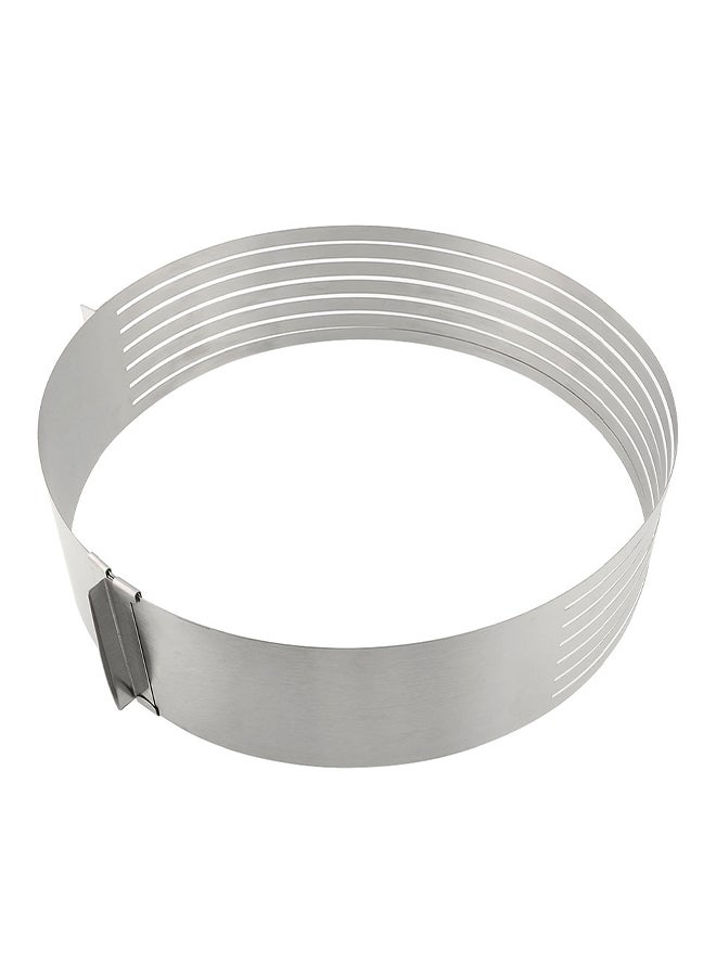 Adjustable Layer Cake Mould Silver 8.5cm
