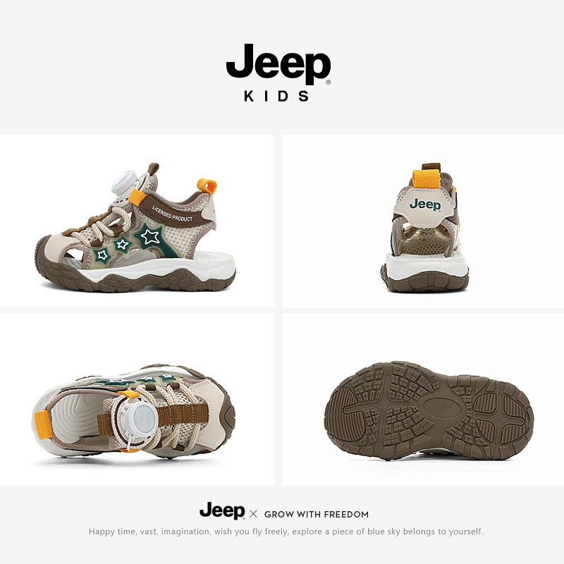 [Size 22-30] Jeep Boys' Closed-Toe Sandals 2025 Girls' Outdoor Water Shoes For Children - Image 4