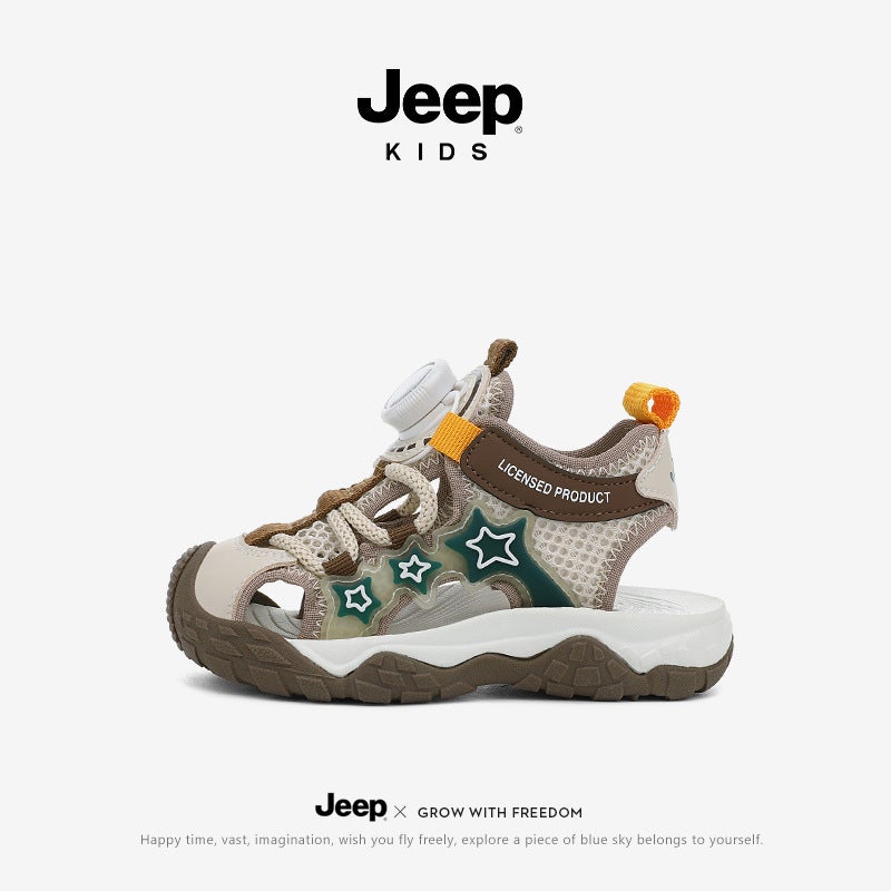 [Size 22-30] Jeep Boys' Closed-Toe Sandals 2025 Girls' Outdoor Water Shoes For Children - Image 2