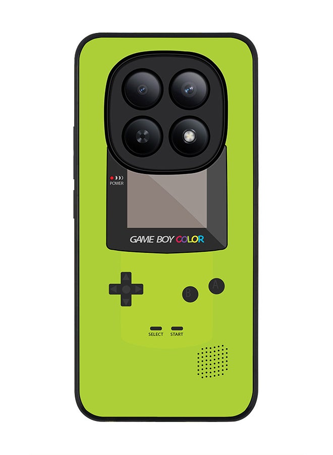 For Xiaomi Redmi Note 15 5G / Poco M8 Case,Slim fit Camera Protection, Shockproof Thin Phone cover  - Gameboy Color - Green