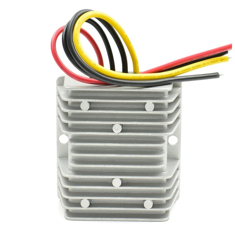 MGGi محول DC 8V-40V إلى 12V 6A 72W، محول رفع وخفض منظم الجهد، محول طاقة معزز للجهد، محول مقاوم للماء مخفض للجهد لعربة الغولف والنادي والشاحنة والمركبة - Image 1