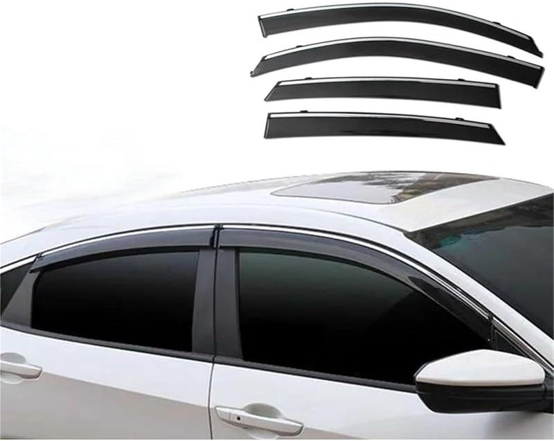 QASULER Car Window Visor for Civic 9th Sedan - Image 4