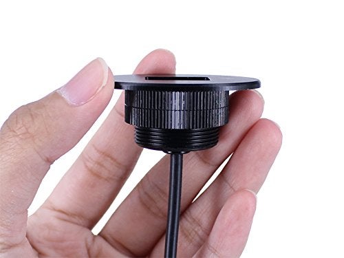 Oznium Brightest 2 Mile LED Boat Navigation Lights Pair. Flush Mount, USCG 112.5 Degree 2nm boating nav light for pontoon boat, yacht, kayak, air boats, marine. 1 Red Portside, 1 Green Starboard (Black) - Image 3