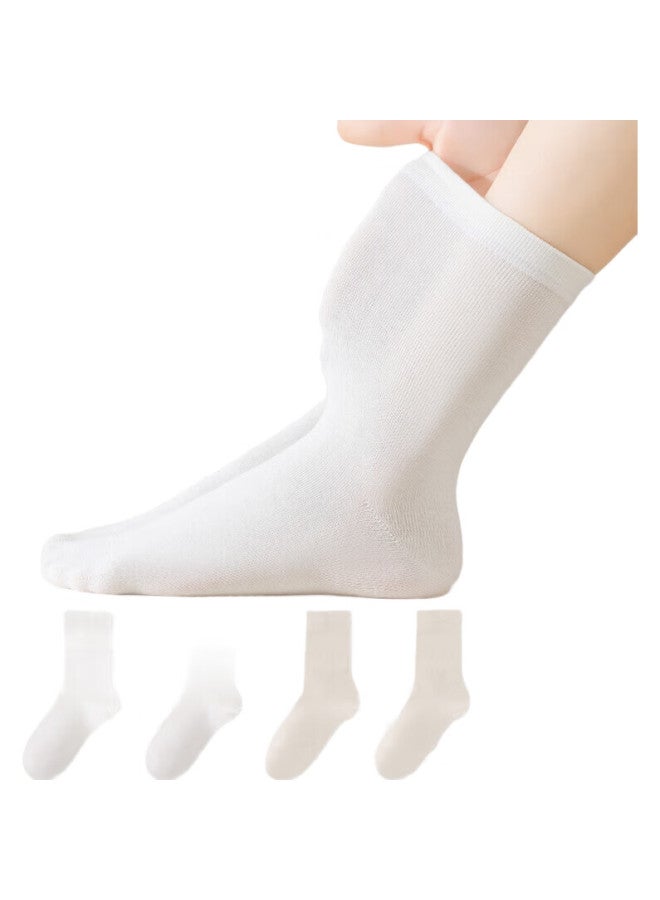 MIIOW Women'S Mid-Calf Socks, Autumn And Winter Season, Skin-Friendly, Breathable, Antibacterial Cotton Socks, Slimming, Calf-High Socks, Anti-Slip - Image 3