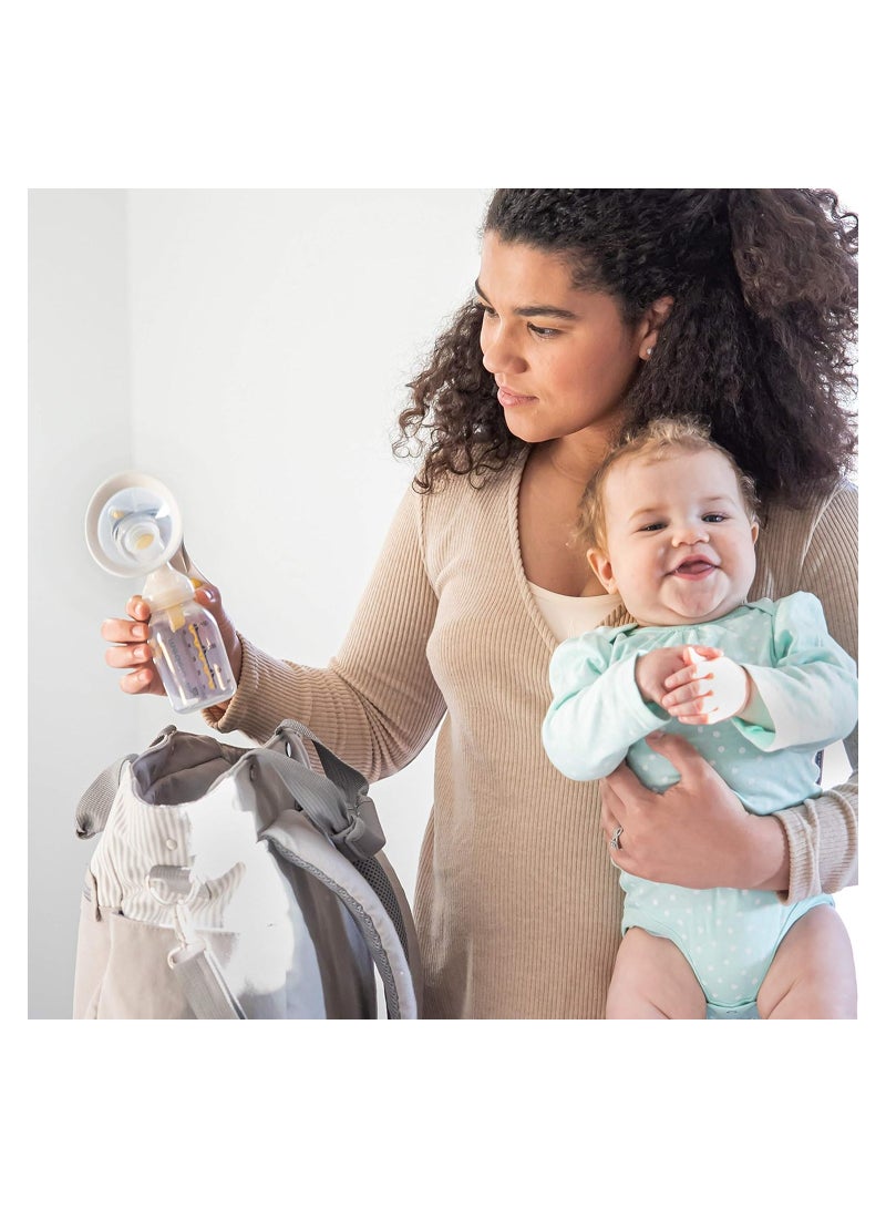 Comfortable Manual Breast Pump for Efficient Milk Expression, Single-Handed Design, Made of Plastic and Silicone Rubber, Ideal for Extracting Remaining Breastmilk, One Size Fits All. - Image 5