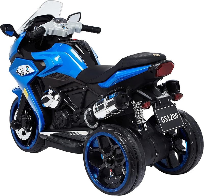 دروسا دراجة نارية رياضية من نوع BMW 1200Gs من Dorsa، للاطفال، لونها أزرق، - Image 2