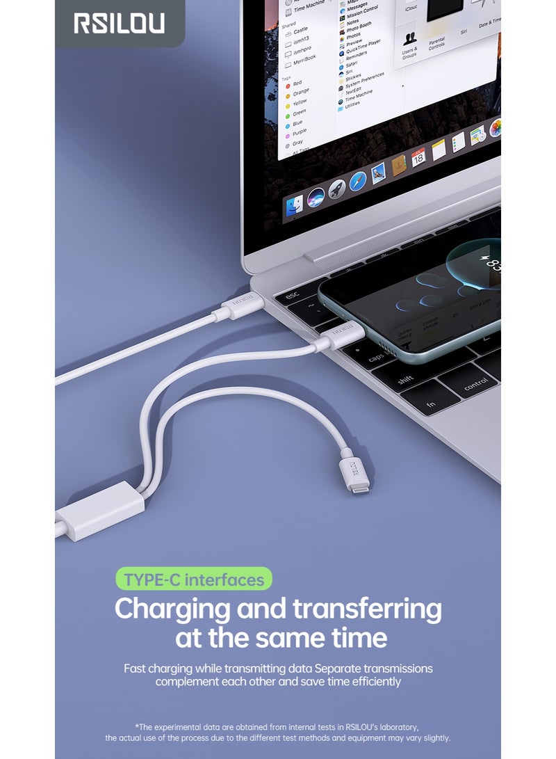 rsilou 2 IN 1 Quick Charge & Data Cable (120cm) - Image 4