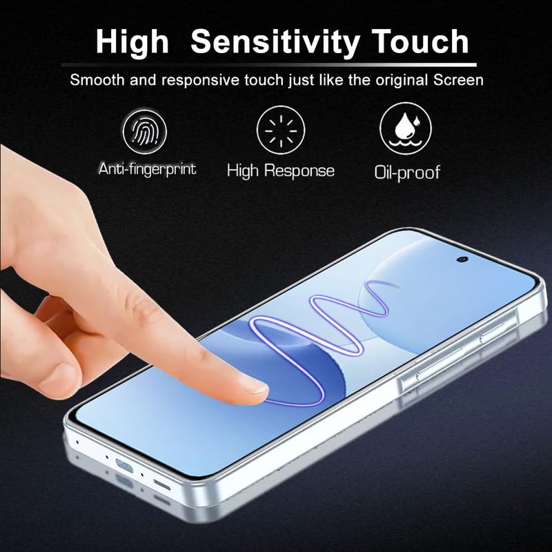 STP FEEL® Premium HD+ Tempered Glass Screen Protector Guard Compatible For IQOO 12 / Neo 9 / Neo 9 Pro (6.78 Inch, Pack of 1) | Edge to Edge Coverage With Easy to installation kit for Smartphone - Image 5