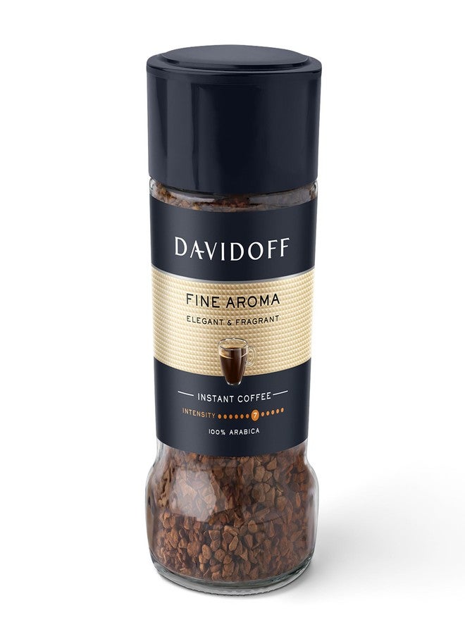 Davidoff Coffee Fine Aroma, 45g | 100% Arabica Beans | 7/12 Intensity | Granules, Glass Bottle | 45g - Image 1