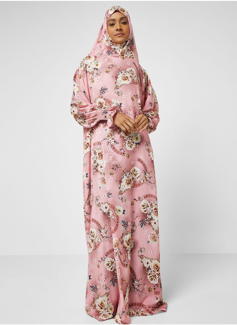 hayas closet - Shirred Sleeve Prayer Dress - Image 1