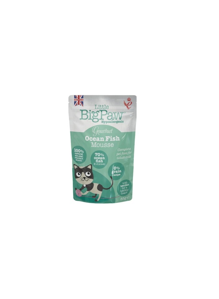 Little Big Paw Little Big Paw Gourmet Fish Mousse Cat And Kitten Wet Food 85G