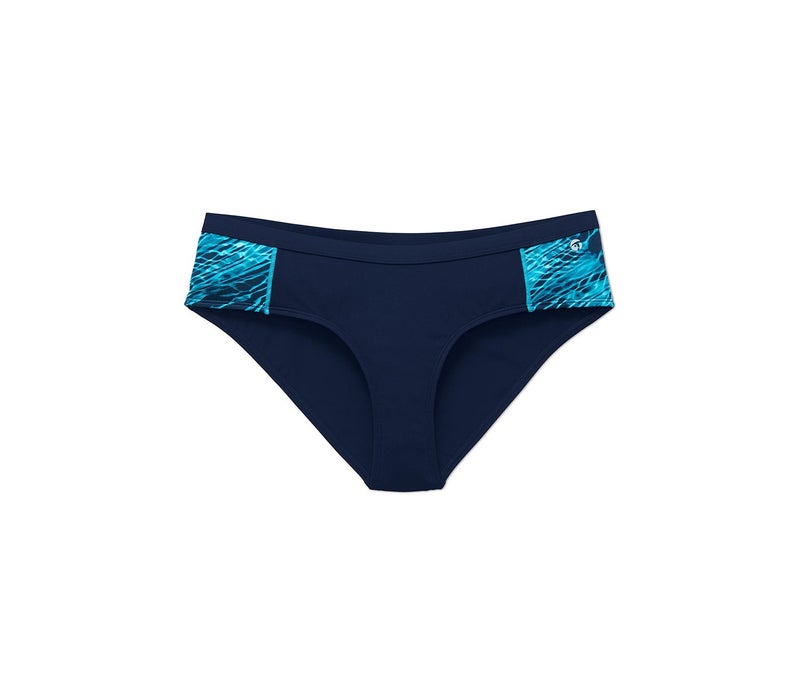 Tchibo Women Pull On Bikini Bottom, Navy Blue - Image 3