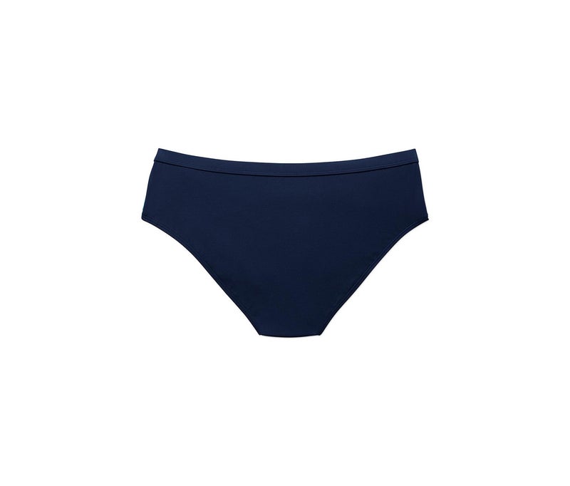 Tchibo Women Pull On Bikini Bottom, Navy Blue - Image 2