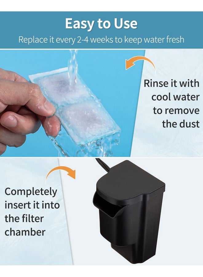 باوفلي خرطوشة فلتر Pawfly لعنصر EF-S ذو الزعنفة العلوية وBF5 BETTAFLO، خرطوشة فلتر EF-S بديلة لحوض أسماك الزعنفة العلوية (عبوة من 6 قطع) - Image 5