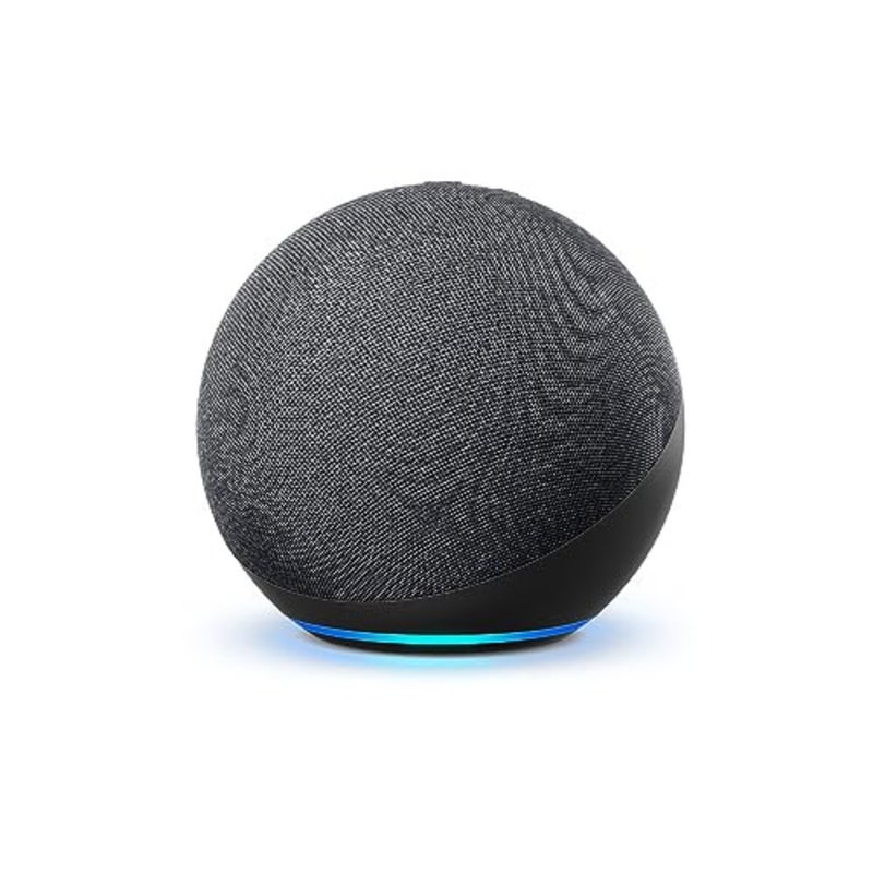 Smart home speaker for voice control, premium sound, English Khaleeji support, black finish, compact design - Image 2