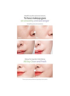 Terrazen Terrazen Korean Face Primer SPF40 - Purple Tinted Makeup Base for Dull, Sensitive Skin - Color Correcting, Moisturizing, Anti-Yellow Tone Corrector(Primer - Purple Tinted)  - Image 5