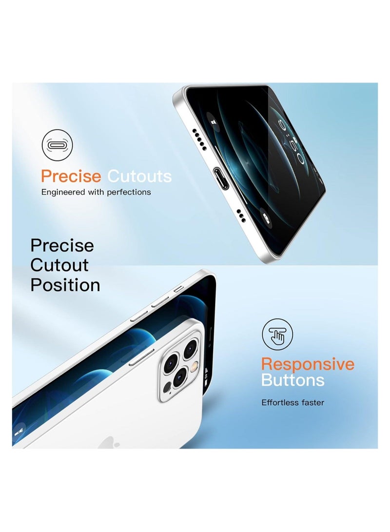 MUNTAQI iPhone 13 Pro Max Slim Case,Paper-Thin Matte Finish Skin Back Case [Anti-Fingerprints& Non Yellowing] Ultra Protective Cover - Image 4