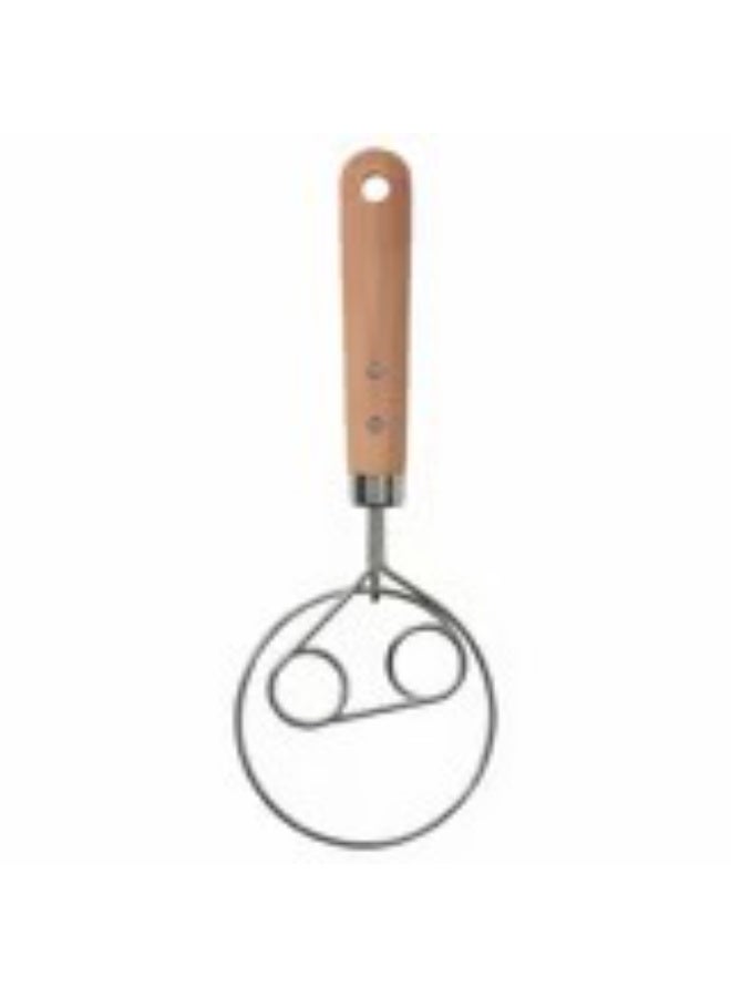VARDAGEN Dough whisk stainless steel beech 26 cm - Image 1
