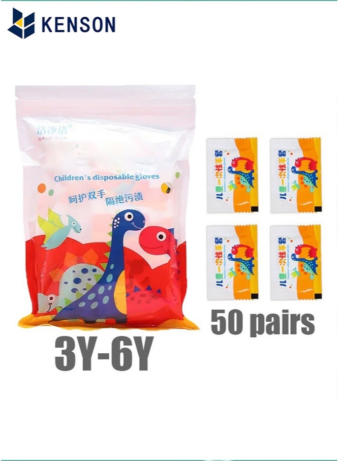 KENSON disposable gloves for kids 3 to 6 and 5 to 12 years old - Image 1