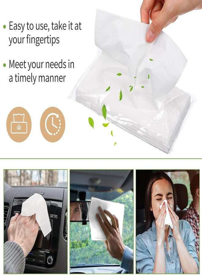 Calitate24 200 Pieces Disposable Face Towel Cotton Tissue Soft Dry Wipes For Women,Simple Cleaning Facial Tissues Dry Wet Dual Portable Use For Sensitive Skin & Baby & Makeup Remover & Personal Care - Image 5