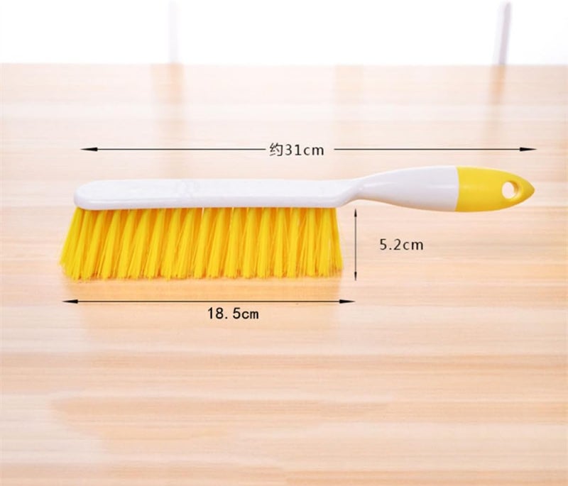 Thickened Anti-Static Bed Cleaning Brush 3pcs Set, Non-Slip Dusting Brush for Quilt and Sofa, Household Cleaning Tool for Living Room and Bedroom Random Color - Image 2