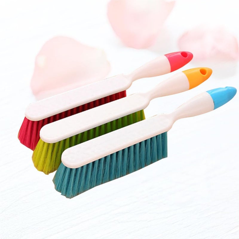 Thickened Anti-Static Bed Cleaning Brush 3pcs Set, Non-Slip Dusting Brush for Quilt and Sofa, Household Cleaning Tool for Living Room and Bedroom Random Color - Image 5